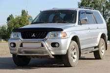Кенгурятник WT022 (нерж) для Mitsubishi Pajero Sport 1996-2007 рр