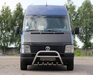 Кенгурятник WT003 (нерж) 51мм, без напису для Volkswagen LT 1995-2006 рр