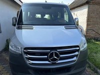 Накладки на решітку (широка модель, 6 шт) для Mercedes Sprinter W907/W910 2018- рр
