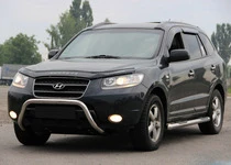 Кенгурятник WT007 (нерж.) для Hyundai Santa Fe 2 2006-2012 рр