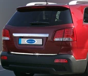 Кромка багажника (2009-2013, нерж.) Carmos - Турецька сталь для Kia Sorento II XM рр