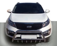 Кенгурятник WT003-1 (нерж.) для Kia Sorento II XM 2009-2014 рр