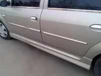 Бокові пороги (під фарбування) для Dacia Logan I 2005-2008 рр