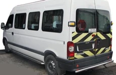 Задня дуга AK002 (нерж.) для Nissan Interstar 1997-2010 рр