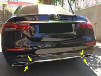 Хром смужка на задній бампер 2020-2025 (нерж) для Mercedes E-сlass W213 рр