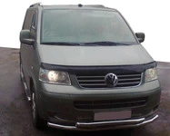 Нижня подвійна губа 60 / 48мм (нерж) 51 на 42 мм для Volkswagen T5 Caravelle 2004-2010 рр