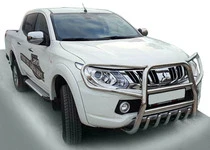 Бокові пороги X5-тип (2 шт., алюм) для Fiat Fullback 2016- рр