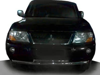 Передній захист ST014 (нерж.) для Mitsubishi Pajero Wagon III