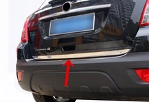 Кромка багажника (нерж.) Carmos - Турецька сталь для Opel Mokka 2012-2021 рр