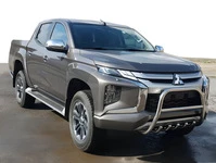 Кенгурятник WT003 (нерж) для Mitsubishi L200 2015-2024 рр