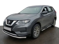 Передній захист ST008 (нерж) для Nissan X-trail T32 / Rogue 2014-2021 рр