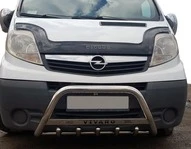 Кенгурятник WT003-4 (нерж.) Без напису для Opel Vivaro 2001-2015 рр