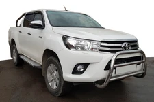 Кенгурятник WT007 (нерж) для Toyota Hilux 2015- рр