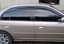 Вітровики (4 шт., Sunplex Sport) для Honda Civic Sedan VII 2001-2006 рр