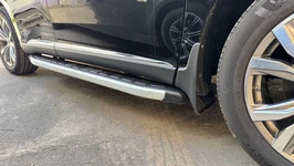 Бокові пороги Fullmond (2 шт, алюміній) для Lexus RX 2009-2015 рр