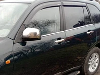 Накладки на ручки (4 шт, нерж) Carmos - турецька сталь для Chery Elara/Alia/Fora/A5