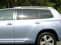 Рейлінги оригінальний дизайн Grey (2 шт) для Toyota Highlander 2008-2013 рр