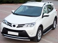 Бокові пороги BlackLine (2 шт, алюміній) для Toyota Rav 4 2013-2018 рр