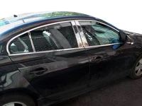 Накладки на стійки (нерж) для Renault Fluence 2009-2016 рр