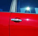 Накладки на ручки з дірочками (4 шт, нерж) Carmos - Турецька сталь для Skoda Citigo 2011- рр