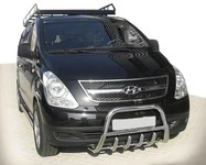 Кенгурятник WT003 (нерж.) для Hyundai H300, H1, Starex 2008-2020 рр