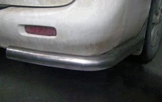 Задні кути AK003 (2 шт., нерж.) для Hyundai H200, H1, Starex 1998-2007 рр