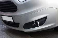 Окантовка на протитуманки (2 шт., нерж.) OmsaLine - Італійська нержавійка для Volkswagen T5 2010-2015 рр