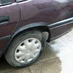 Накладки на арки (4 шт, чорні) для Opel Vectra A 1987-1995 рр