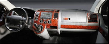 Накладки на торпеду (Туреччина) Дерево для Volkswagen T5 Transporter 2003-2010 рр