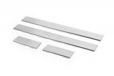 Накладки на пороги OmsaLine (4 шт, нерж.) для Kia Rio 2005-2011 рр