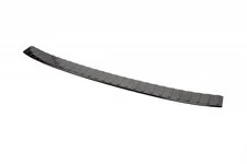 Накладка на задній бампер Чорний хром (нерж) для Ford Custom 2013-2022 рр