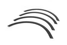 Накладки на арки (4 шт, чорні) для Fiat Bravo 2008- рр