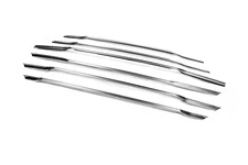 Накладки на решітку Carmos (2014-2018, 6 шт, нерж) для Ford Courier рр