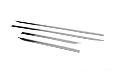 Накладки на дверний молдинг (4 шт, нерж) для Volkswagen Caddy 2020- рр