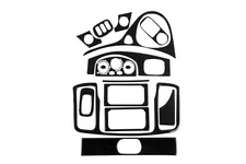 Накладки на панель Чорний для Renault Trafic 2001-2015 рр