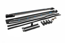 Бокові пороги OEM V4 (2016-2018, 2 шт, алюміній) для Toyota Rav 4 рр