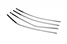 Верхня окантовка (4 шт, нерж) для Toyota Corolla 2013-2019 рр