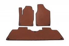 Килимки EVA (2 ряди, коричневі) для Seat Alhambra 1996-2010 рр