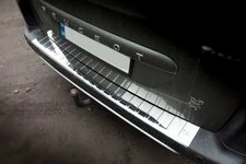 Накладки на задній бампер Carmos V1 (нерж.) для Peugeot Partner Tepee 2008-2018 рр