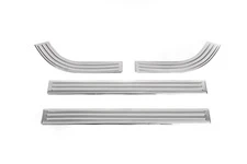 Накладки на внутрішні пороги Carmos (4 шт) для Renault Clio V 2019- рр