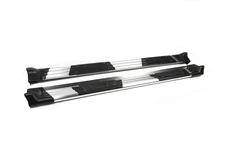 Бокові пороги OEM (2 шт, алюм) для Honda CRV 2001-2006 рр