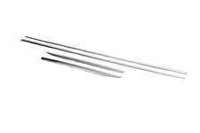 Молдинг (4 шт, нерж) для Ford Fiesta 2017- рр