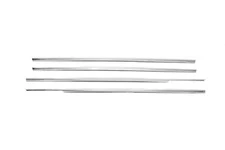 Зовнішня окантовка вікон (4 шт, нерж) для Honda Civic 1995-2001 рр