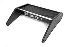 Полиця на панель (Чорна з чорною ниткою) для Mercedes Sprinter W906 2006-2018 рр