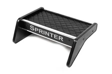 Полиця на панель (1995-2000, Чорна з чорною ниткою) TDI (на панель) для Mercedes Sprinter W901/902/903/904/905 рр