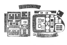 Накладки на панель Meric (V-клас, 1996-1999) Титан для Mercedes Vito W638 рр