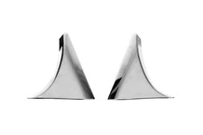 Накладки під спойлер Libao (2 шт, пласт) для Nissan Qashqai 2014-2021 рр