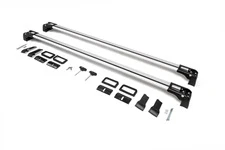 Перемички в штатні місця (2 шт, під ключ) Сірі для Mazda CX-3 2015- рр