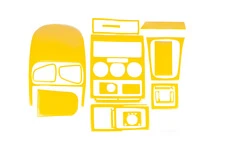 Накладки на панель (жовтий колір) для Opel Astra G classic 1998-2012 рр