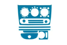 Накладки на панель (синій колір) для Opel Tigra 1994-2001 рр